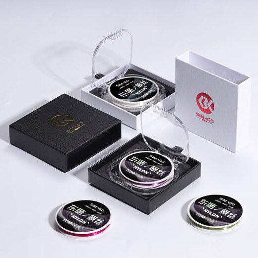 SIMAGO Ximanduo fishing line main line high quality Toray raw silk sub-line strong pull outdoor wild fishing platform fishing nylon line classic 50m Toray raw silk sub-line 0.4