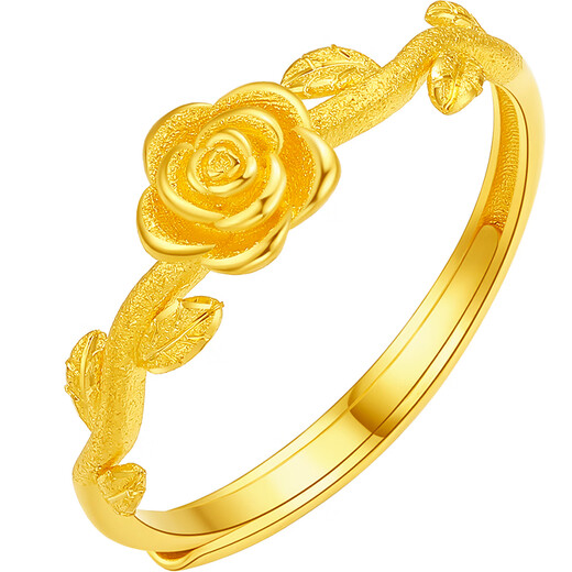 Saturday Fu 5G Craftsmanship Confession Rose Gold Ring Girl Birthday Gift Price A0113011 Live Mouth No. 14 Approximately 2.23g