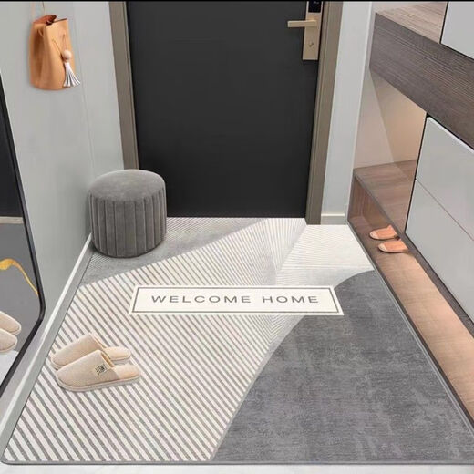 Shansui entrance hall vertical version modern entrance carpet door mat door floor mat household cuttable entry floor mat carpet thickened visual aesthetic 100 120*140cm