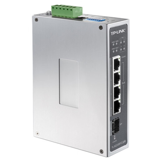 Pulian (TP-LINK) industrial grade switch 5 ports 8 ports 16 ports 100M Gigabit industrial grade Ethernet switch Monitoring network cable splitter splitter metal body rail installation SG2105P industrial grade 5 ports Gigabit PoE 4 electrical and 1 optical