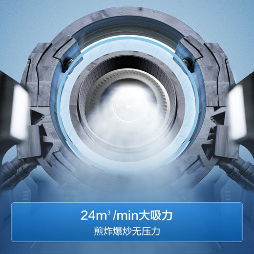 海尔（Haier）抽油烟机 顶侧双吸7字型家用排烟机 24风量大吸力齐平橱柜 自清洁 政府补贴20%油烟机大嘴C51