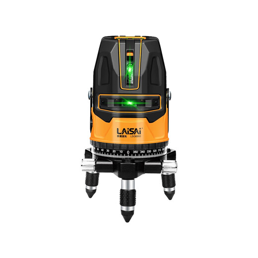 Laise laser level indoor 2-line infrared 5-line level 6860 device green light outdoor high-precision 671 strong light thin line 5-line super bright green light 6860 standard configuration