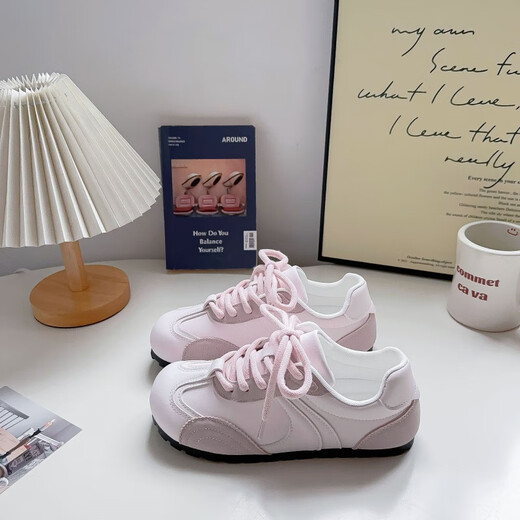 Delia Puff Shoes 2025 Осень Новая нишевая белая туфли модные и универсальные туфли ловкого тренажера мягкая подошва легкая ботинки B3519 Beige 37