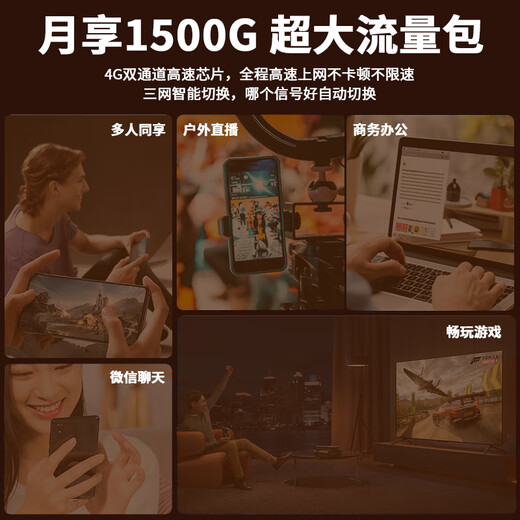 Tuqiang (Tuqiang) CAR LA CARDA FRESIONA 4G Móvil WiFi WiFi Wifi Wireless Network Wifi Wifi Wifi Unlimited Streaming