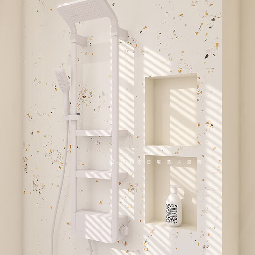 Wen Yijia customized bathroom tiles floor tiles 600x1200 terrazzo anti-slip tiles wall cream style French floor tiles Free grains-K12108 [same model in the main picture] 600x1200