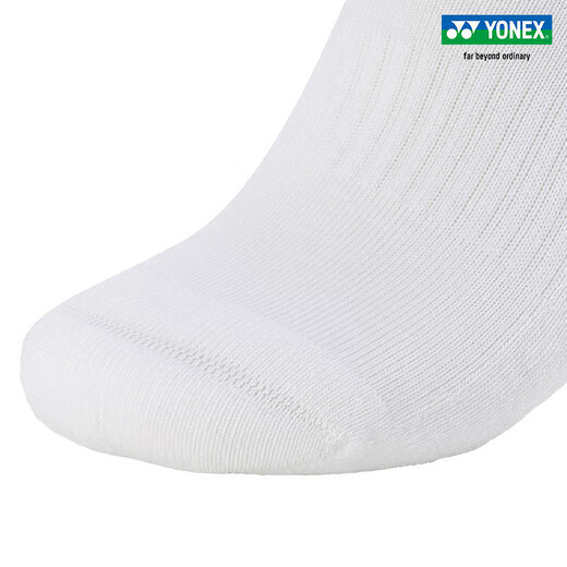 YONEX/Yonex 145134BCR/245134BCR Chaussettes de badminton Absorbant la transpiration et respirantes Trois paires de chaussettes mi-tube 245134BCR Blanches Trois paires (modèle femme) Problèmes de non-qualité, les sous-vêtements ne peuvent pas être retournés ou échangés