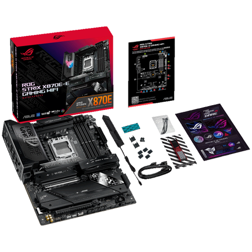 华硕X870E-E GAMING WIFI主板 支持 CPU 锐龙AMD 9900X/9950X/9800X3D 主板+CPU套装 板U套 【潮流电竞】X870E-E R9 9950X盒装