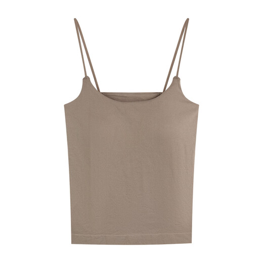 Xinhuang avec pavé de poitrine de poitrine blanche petit gilet à suspense pour les femmes avec une nouvelle tenue chaude de chaleur sportive sportive sans manches polyvalentes top à tendance blanche taille moyenne 75-130jin [Jin est égal à 0,5 kg]