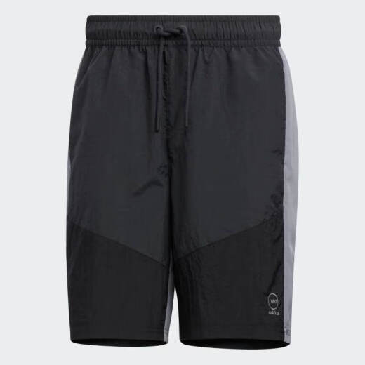 ADIDASNeo短裤男裤夏季新款户外健身训练五分裤休闲透气沙滩裤跑步短裤 碳黑IP3883 S