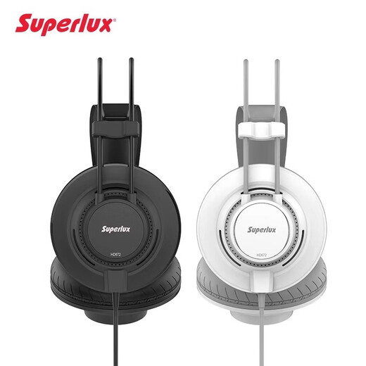 Superlux舒伯乐 HD671 HD672轻量复合式耳罩半开放音乐专业级监听耳机 HD671封闭式-黑色