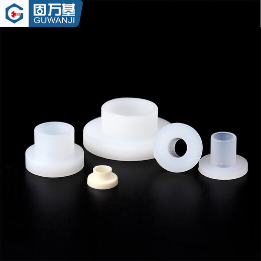 Guwanji T-type gasket transistor gasket nylon sleeve insulating particles T-type gasket ring concave and convex gasket insulation sheet TW-3 (100 pieces) black