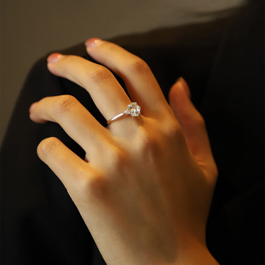 GEM STONE KING aquamarine ring for women set with 1.2 carat colored gemstones 10K classic and fashionable Valentine's Day gift for wife, US No. 5