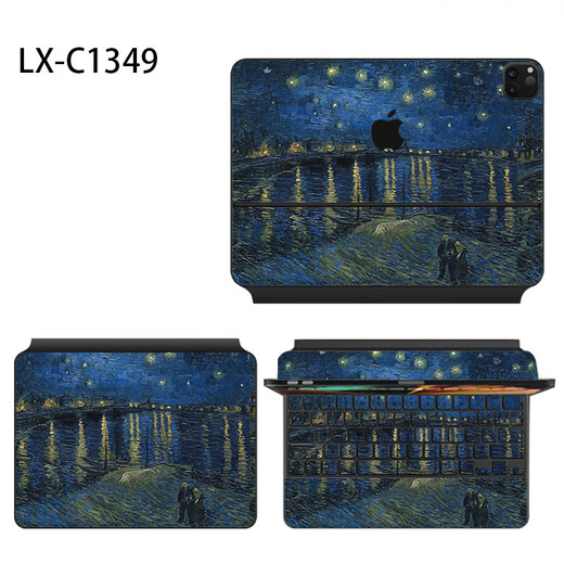 Wanfusheng es adecuado para el teclado instantáneo de Apple de 12.9 pulgadas de película protectora de tres lados de la película de moda personalizada Animación de la moda y calcomanías frías LX-C1391 para el teclado instantáneo de 12.9 pulgadas (tres lados)