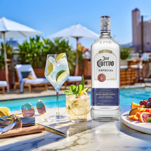 豪帅快活（Jose Cuervo） 洋酒 银龙舌兰酒 1000ml 银快活