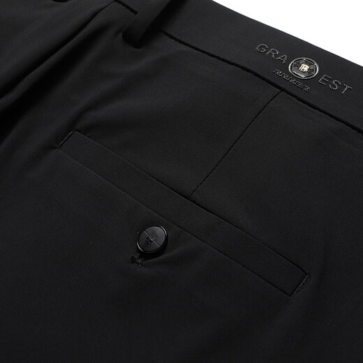 Dibinze large size ice silk high-elastic trousers for men plus fat and loose fat fat man summer thin trousers
