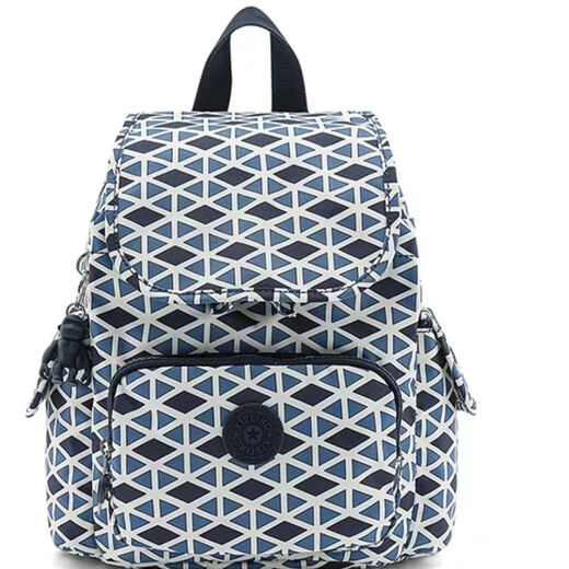 Kipling Kaipulin student schoolbag monkey bag Kaipulin waterproof backpack mommy bag new large capacity 12147 dark blue