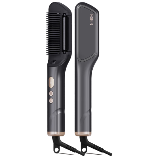 Golden Rice Straightening Comb Essential Oil Negative Ion Improves Frizz Multi-Function Beyond Recommended Curling Iron Straightening Plate Style Comb High Skull Top Birthday Gift KD389 New Year Gift