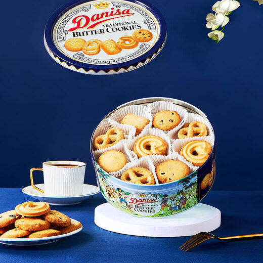 Crown (danisa) Danish cookies gift box 368g casual snacks group purchase stocking up gifts imported from Indonesia