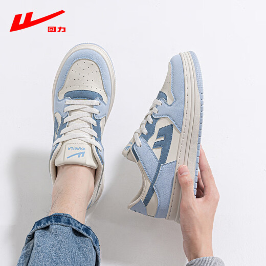 Pull back men's shoes 2024 spring and summer new style burst pattern trendy comfortable sports sneakers men's versatile student casual shoes men's water lake blue 42