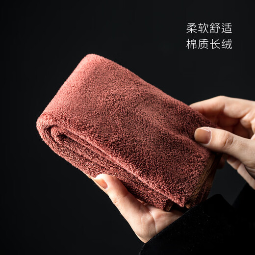 Miaolian Tianxiang high-end antibacterial thickened water-absorbent tea towel Kung Fu tea set tea cloth tea mat tablecloth professional high-end cover cloth S75-001B antibacterial tea towel coffee color