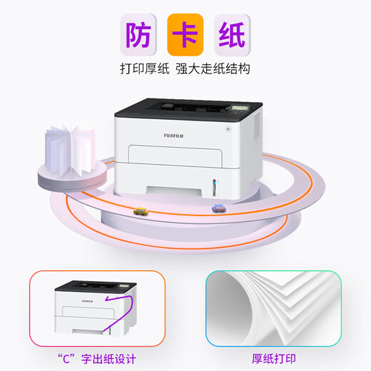 Fujifilm (Fuji Film) Fuji Xerox AP3410SD Принтер автоматически поддерживает беспроводное соединение Wi-Fi M288DW замену черно-белого лазерного многофункционального сканирования Факс All-In-One App3410SD Pure Printing + 1 Original Pusm Box