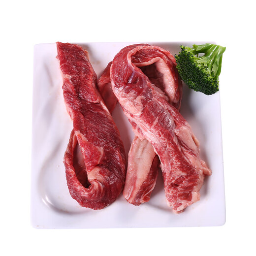 伊赛国产谷饲黄牛 原切去骨牛肋条2斤 清真生鲜牛肉烧烤炖煮