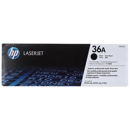 HP HP CB436A 36A CARTRIDE DE TONER APPRIMANCE POUR 1120 1522NF 1505 IMPRIMANCE CB436AF DUAL-SUPPORT CB436A CARTRIDE DE TONER