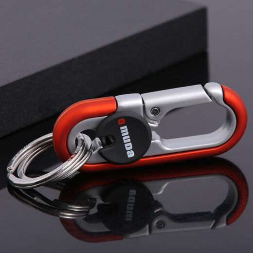 Funeng European и American Mensing Business Business Car-Car Car Carechain подвеска для женской мачины творческий двойной кольцо ключ-ключ-ключ Black