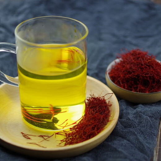 Peking Tongrentang Black Friday Safran Authentic Tibet Special Wild Saffron Erstklasse in Wasser getränkt zur Entfernung von Stauungs-, Brust- und Membrankomprimierung Spezielle Qualität Super A Duft 10g Doppelte