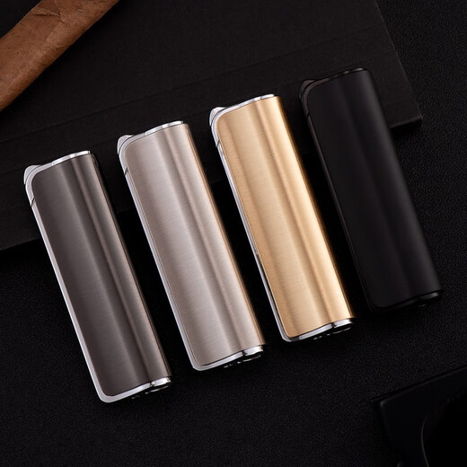 
MF15901 direct rush lighter semi-cylinder classic wind lighter wholesale gold wire drawing MF15901 direct rush