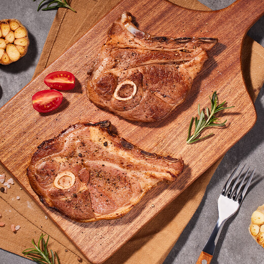 Member Store No. 1 Australian raw cut lamb shoulder steak, net weight 2Jin Jin is equal to 0.5kg, fresh lamb chops, Western barbecue barbecue ingredients