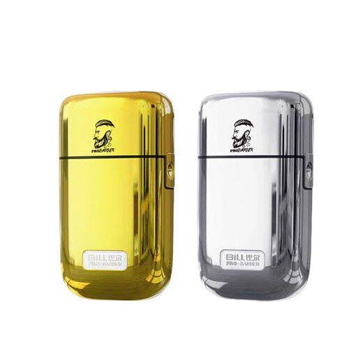 Bill Bill 1999 Huile Head Electric Push Clipper Gravure Gradient Coiffure Clipper Hair Salon Professionnel Retro Men's Metal Body 9731 Dispositif de blanchiment d'or (un ensemble de tête de couteau et de filet de couteau