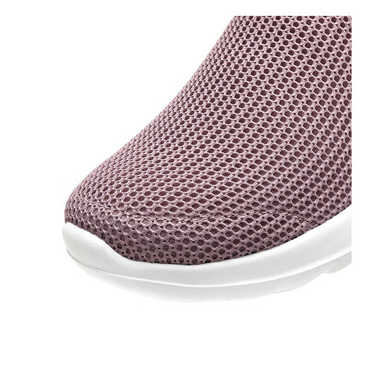 Skechers Damenschuhe Sommer -Mesh Walkingschuhe atmungsaktive faule Menschen leichte und vielseitige weiche Sohle lässige Sneakers 15637