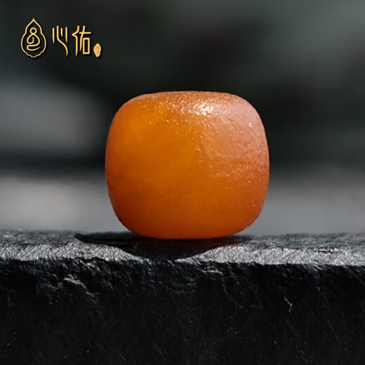 Xinyou Russian material natural old beeswax single beads loose beads old barrel beads pier DIY with beads separated beads top beads star and moon accessories old weathered pattern 11mm old single beads