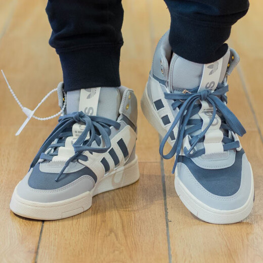 
Adidas casual shoes women's shoes 2025 new summer Clover sneakers versatile high top shoes IF2694 IF2685 white blue gray 37
