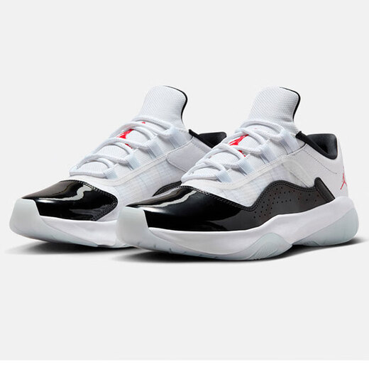 Nike (NIKE) zapatillas de baloncesto zapatos de mujer invierno nuevo AIR JORDAN 11 zapatos deportivos bajos prácticos con amortiguación ligeros e informales DV2629-106 38.5