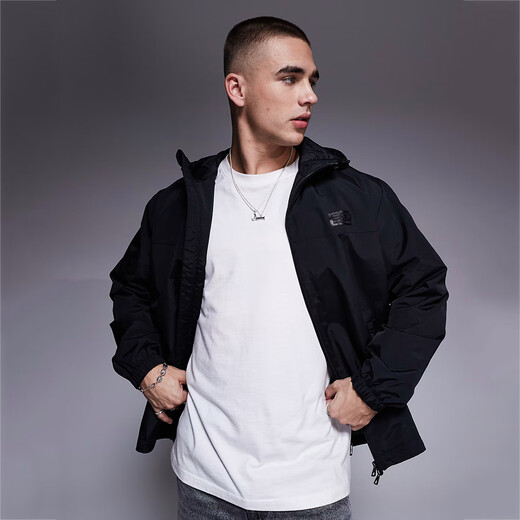 ARMANI/阿玛尼 EA7 男士时尚休闲连帽夹克 7M000155 AF13549 黑色 UC001 M