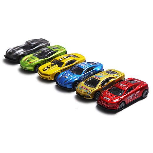Mom and dad children's alloy toy car pull-back alloy car car toy set simulation mini racing model for girls and boys