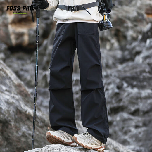 
Foss Phil American work pants men's spring and summer loose straight outdoor charge paratrooper sports casual pants 8398 black L