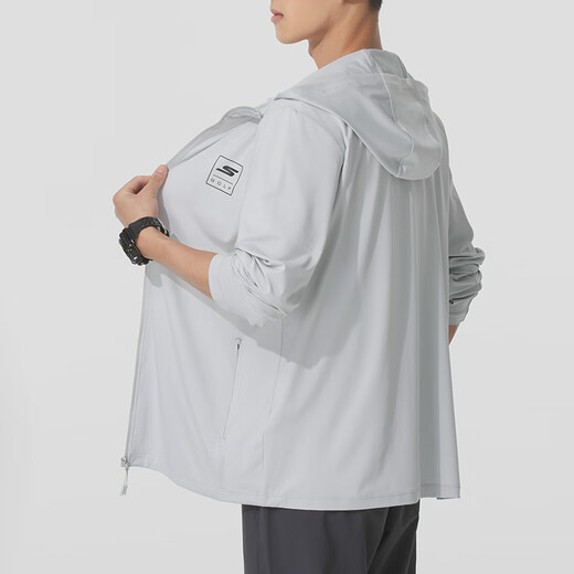 
Skechers summer new suit men's breathable hooded skin jacket couple's coat outdoor P225U130-02VP M