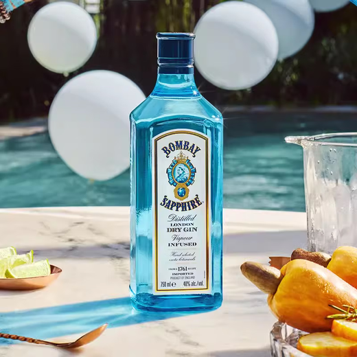 百加得（Bacardi）【十二星座鸡尾酒】-天蝎座 孟买蓝宝石金酒+金巴利+白朗姆酒 家 百加得白750孟买金巴利金酒 75mL