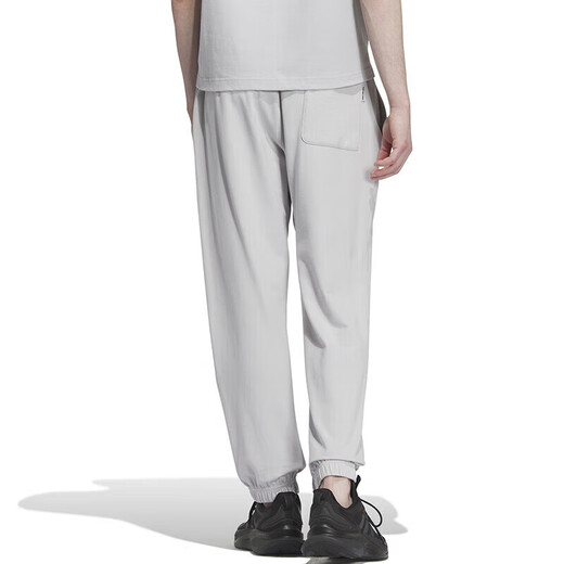 Adidas (adidas) sports pants men's pants 2025 spring new casual pants knitted breathable loose feet pants trousers IP3927 light gray XL