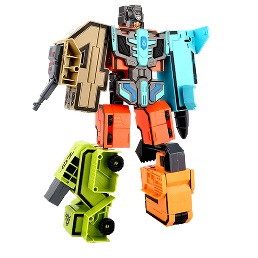 SI JIE Digital Transformation Robot Extra Large Version Toy Toy Children's Little Boy 2024 Combined Mecha King Kong Mathematics Team Grands numéros [4] - Tank