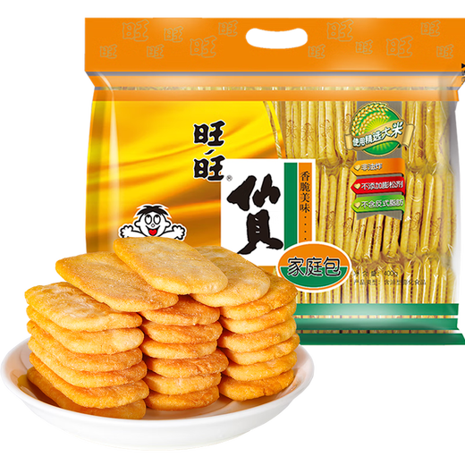 Want Want Senbei Original Flavor 400g Family Pack Casual Puffed Food Biscuits Pastries Snacks