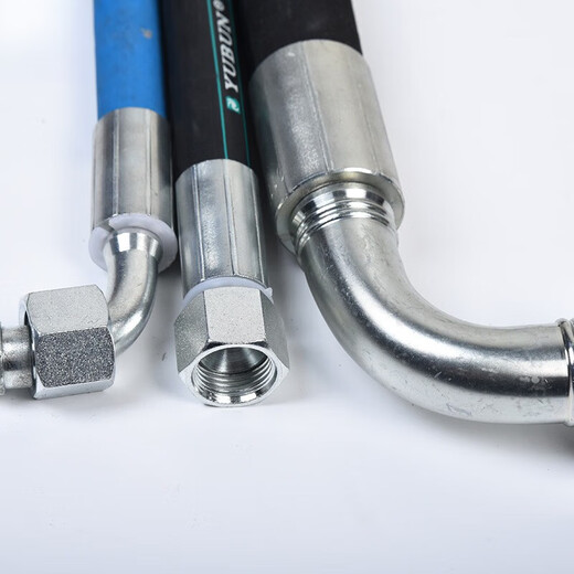 Customized hydraulic assembly hose steel wire Customized oil pipe rubber High temperature resistant rubber suitable for high pressure M36*2 (DN25*1 meter double layer steel wire