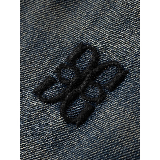 GXG男装2024年宽松阔腿牛仔裤男蓝色185/XXL