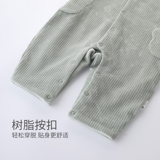 Bali pig baby overalls spring and autumn style boy jumpsuit girls sweatshirt one-piece clothes super cute green 90