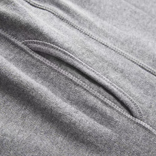
Red Bean Men's Pure Cotton Autumn Clothes and Autumn Pants Set Thin 100% Cotton Underwear Mid-high-neck Round-neck Loose Cotton Sweater Base Round-neck Pure Cotton Dark Gray Set 3XL (185) (170-195Jin[Jin is equal to 0.5 kg])