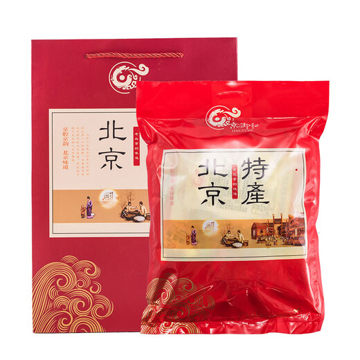 京御和京御和年货礼盒老北京特产大礼包京八件糖葫芦零食小吃果脯龙须酥 【880克零食特产礼包加手提袋】