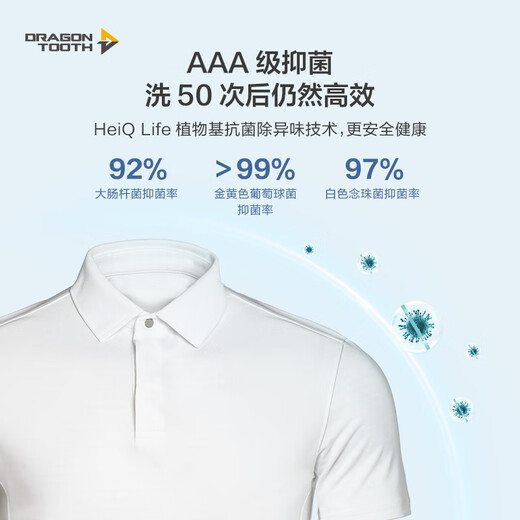 Longya 2 pieces or more - 100 Yinxia COOLMAX short-sleeved POLO shirt for summer outer wear commuting business casual lapel versatile abyss blue M (175/96A 140-155Jin Jin equals 0.5 kg)